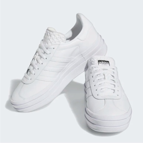 adidas Gazelle Bold Triple White - Picture 3 of 10